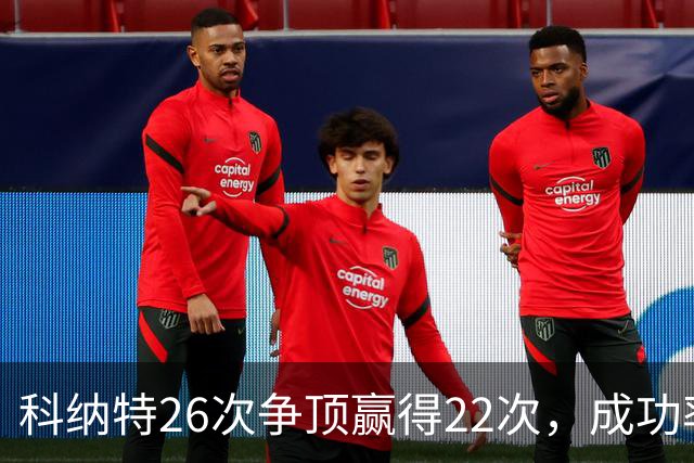科纳特26次争顶赢得22次，成功率84.62%最高